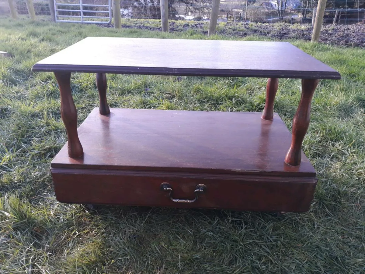Coffee Table with Drawer - Image 2