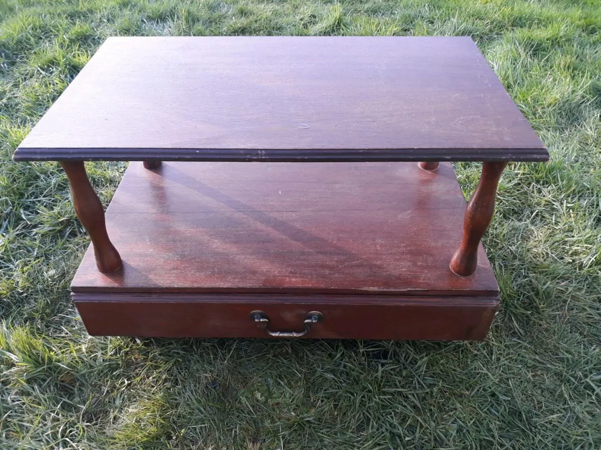 Coffee Table with Drawer - Image 3