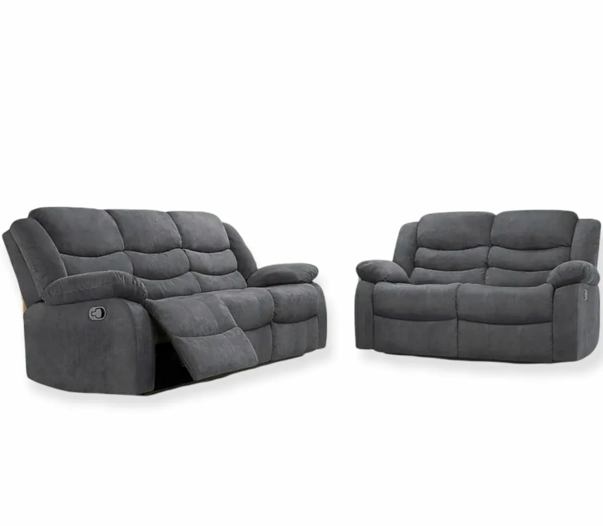 SALE NOW ON – Brand New Leather & Fabric Recliner - Image 2