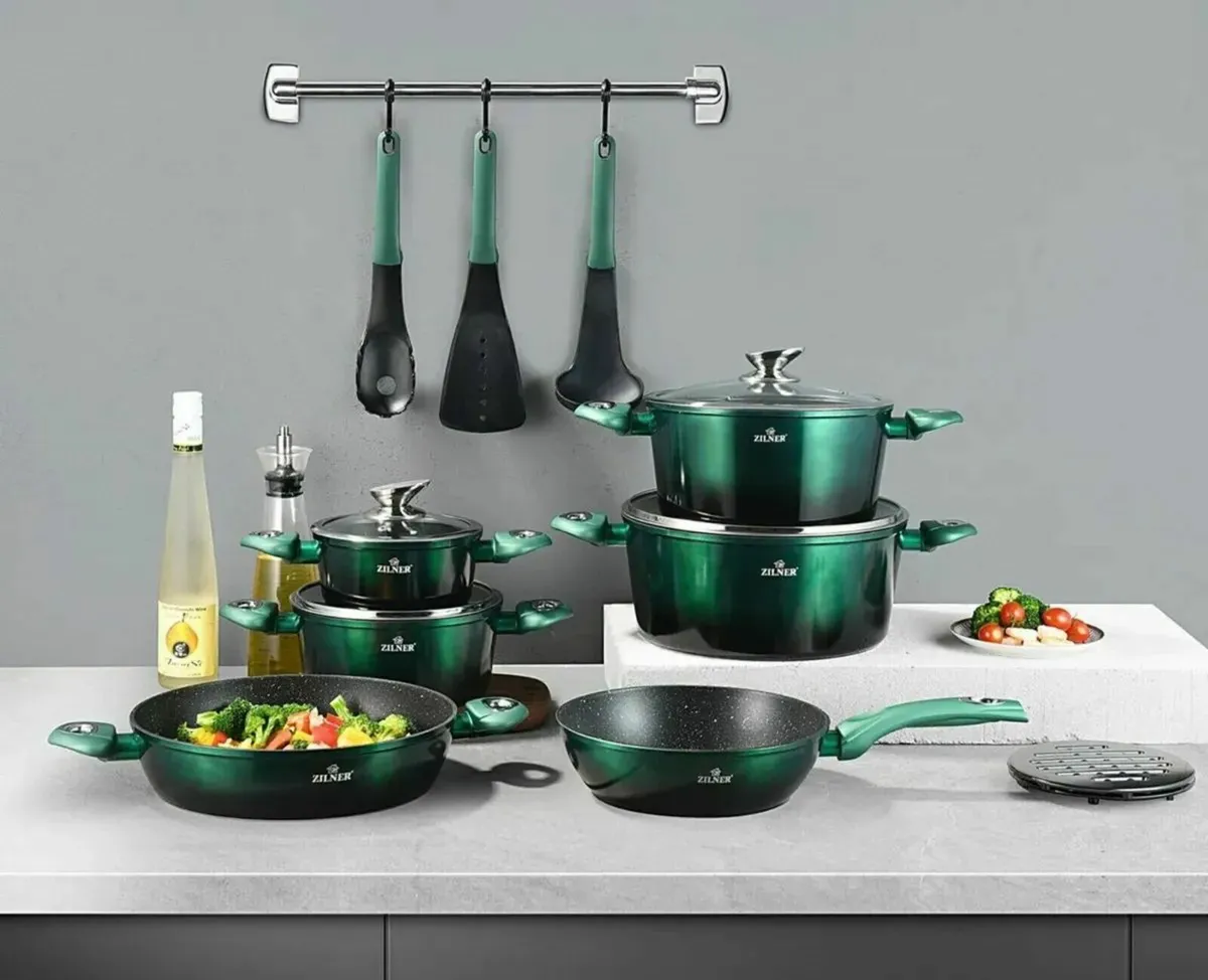 15psc cookware set luxury non stick - Image 2