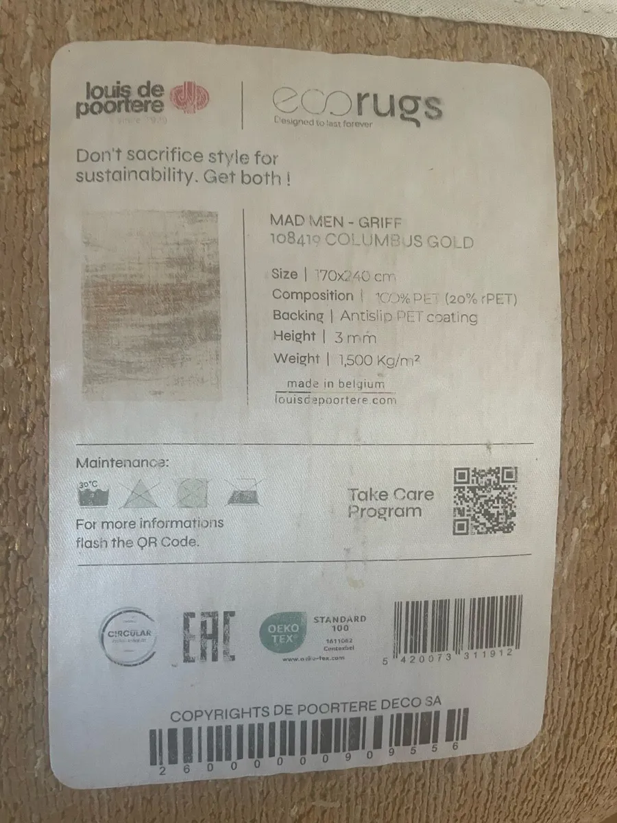 2 Louis De Poortere Rugs €795 for both - Image 4