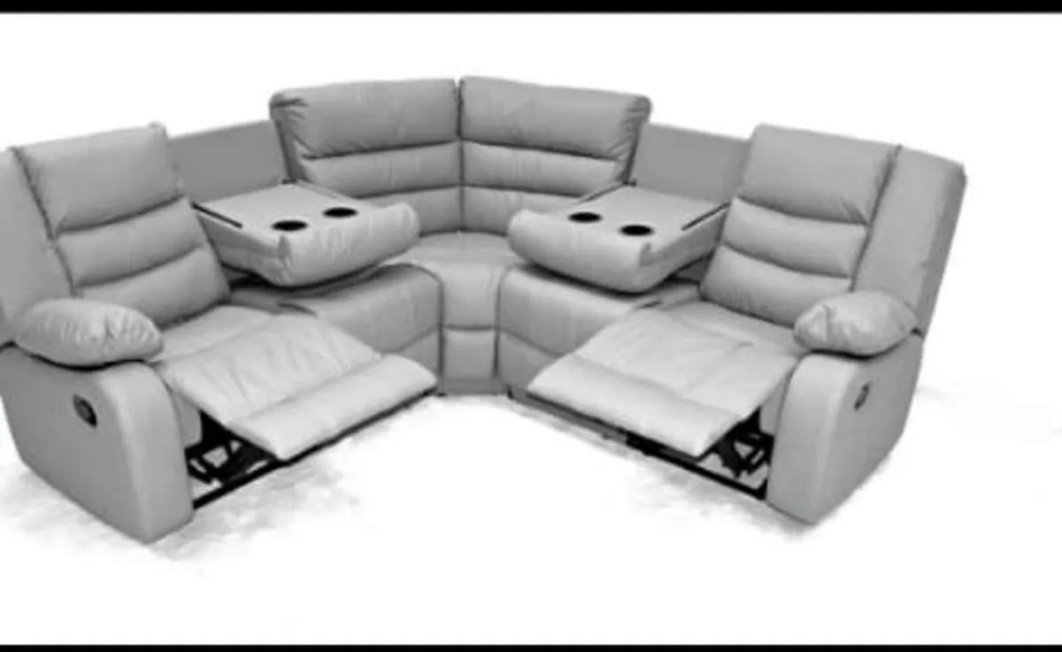 SALE NOW ON – Brand New Leather & Fabric Recliner - Image 1