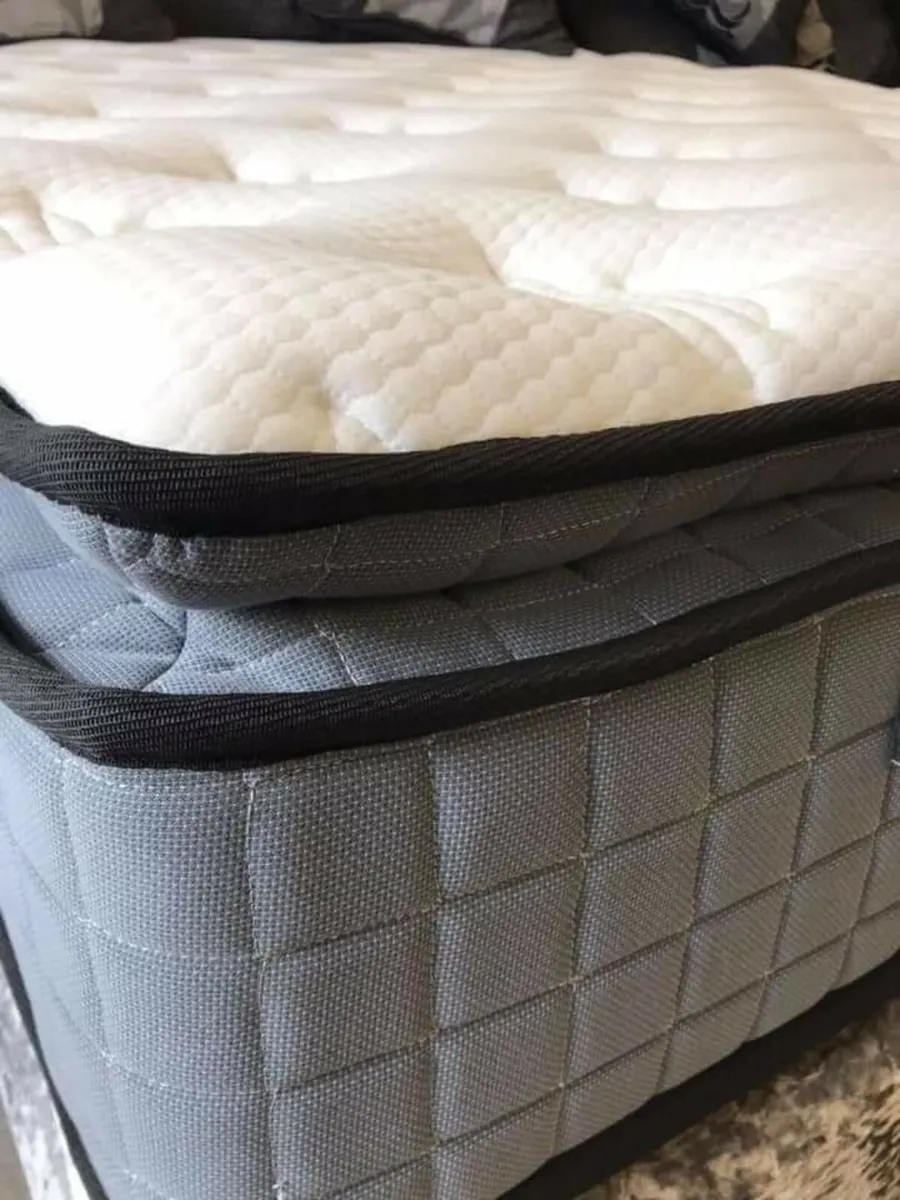 Brand New 3000 Pocket Pillow Top Sprung Mattresses - Image 4