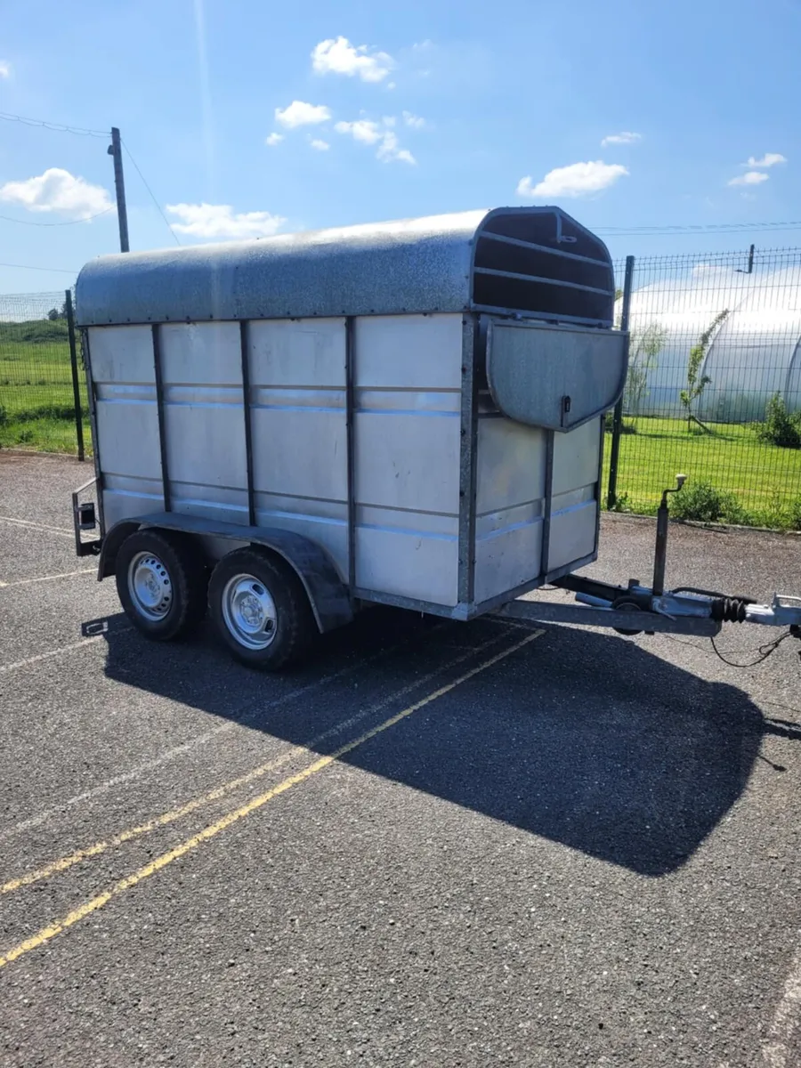 8ftx4'6 factory made cow trailer - Image 1