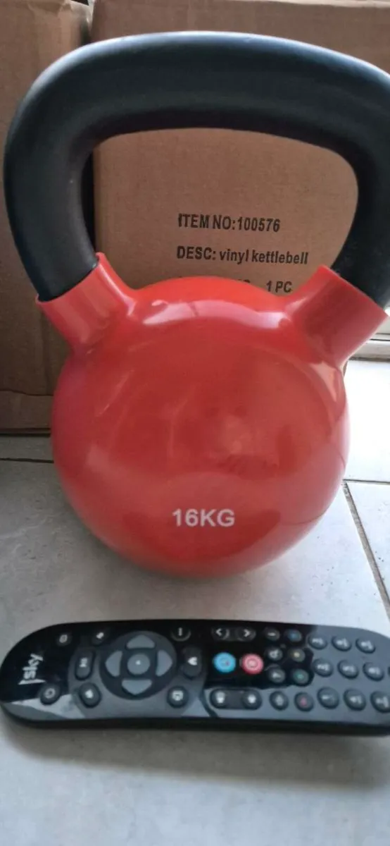 4xbrand new cast iron kettlebells - Image 4