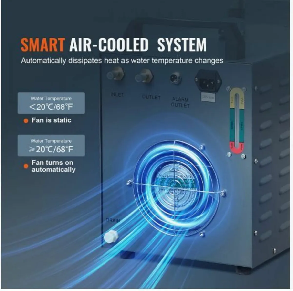 Industrial Water Chiller CW-3000(PRO), 150W Air - Image 4