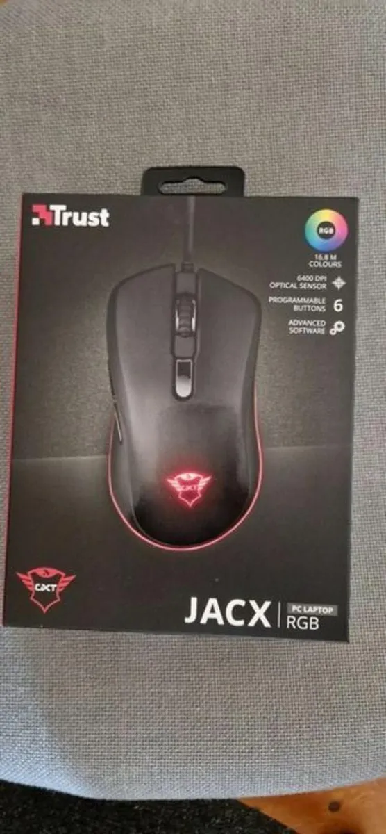 BRAND NEW TRUST JACX RGB Gaming Mouse