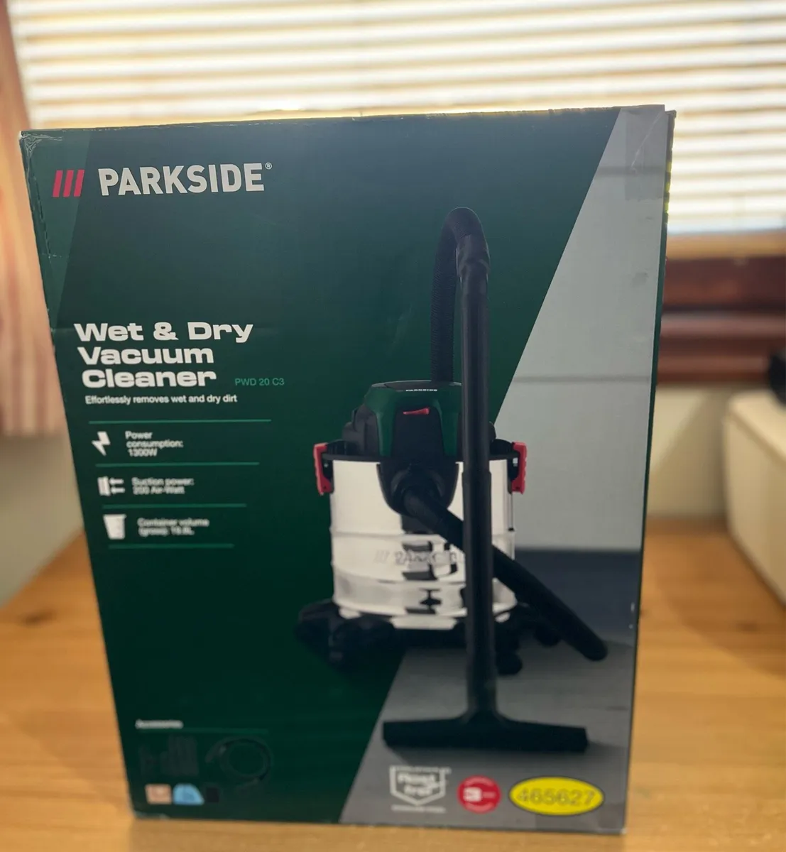 Wet & Dry Vacuum Cleaner Parkside 20L Brand New - Image 3