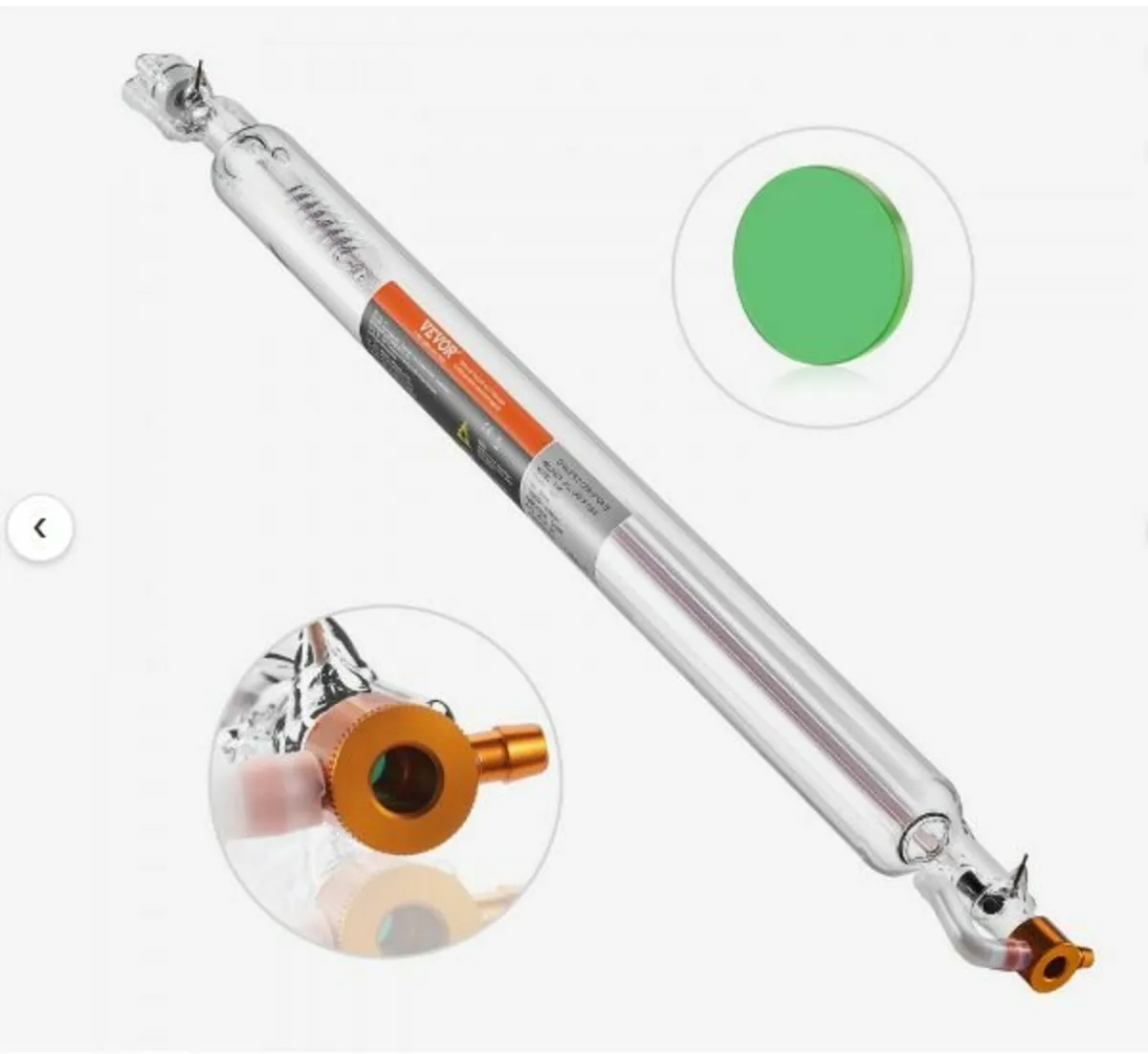 Laser Tube 50W CO2 Laser Tube 850 mm Length 50 mm - Image 1