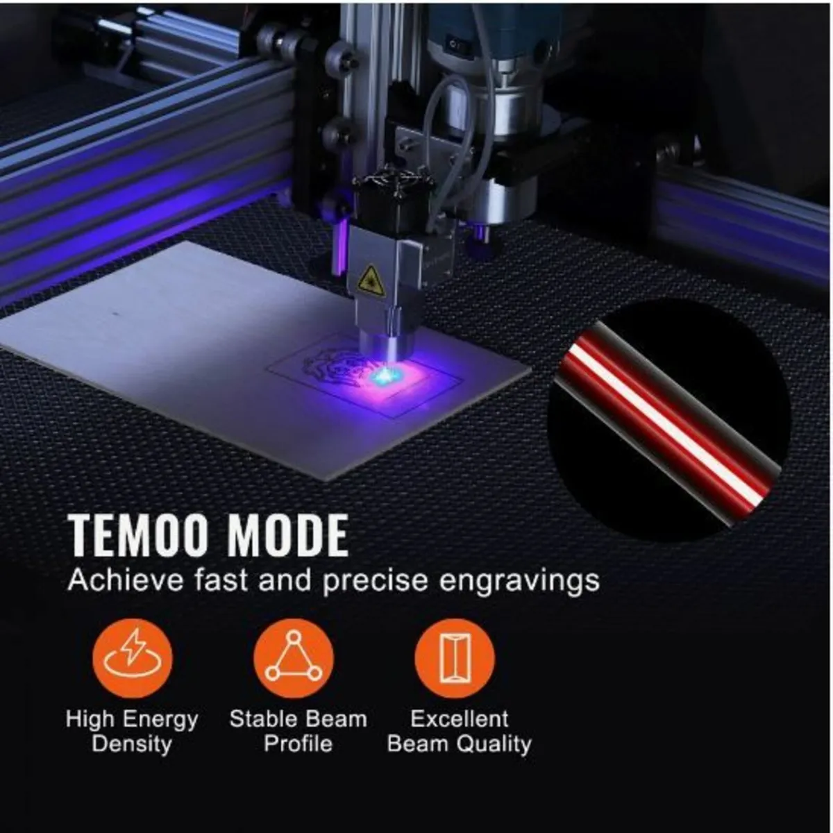 Laser Tube 50W CO2 Laser Tube 850 mm Length 50 mm - Image 3