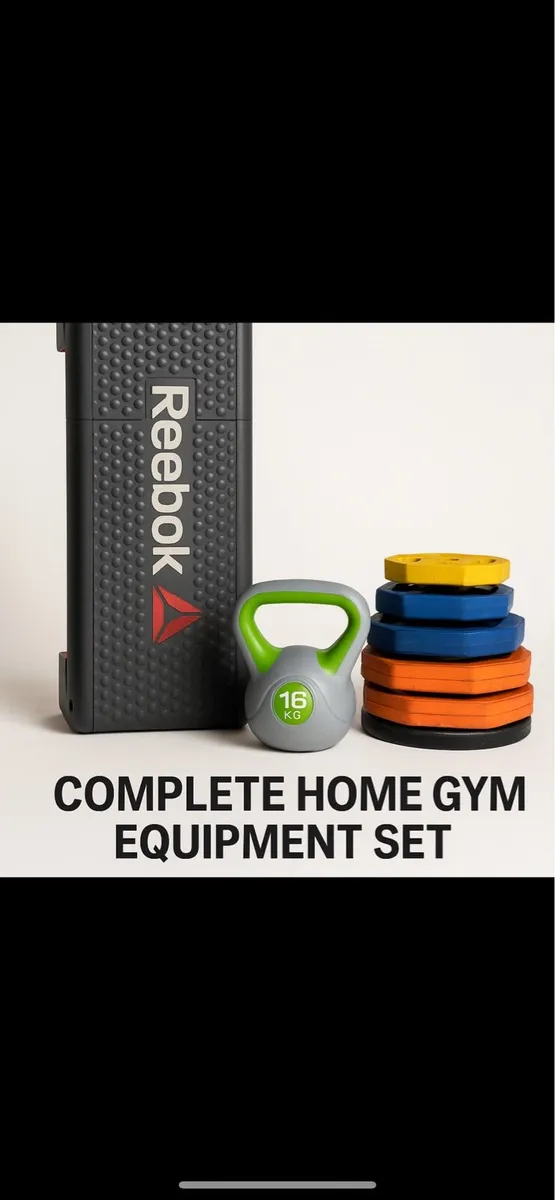 Complete home gym set