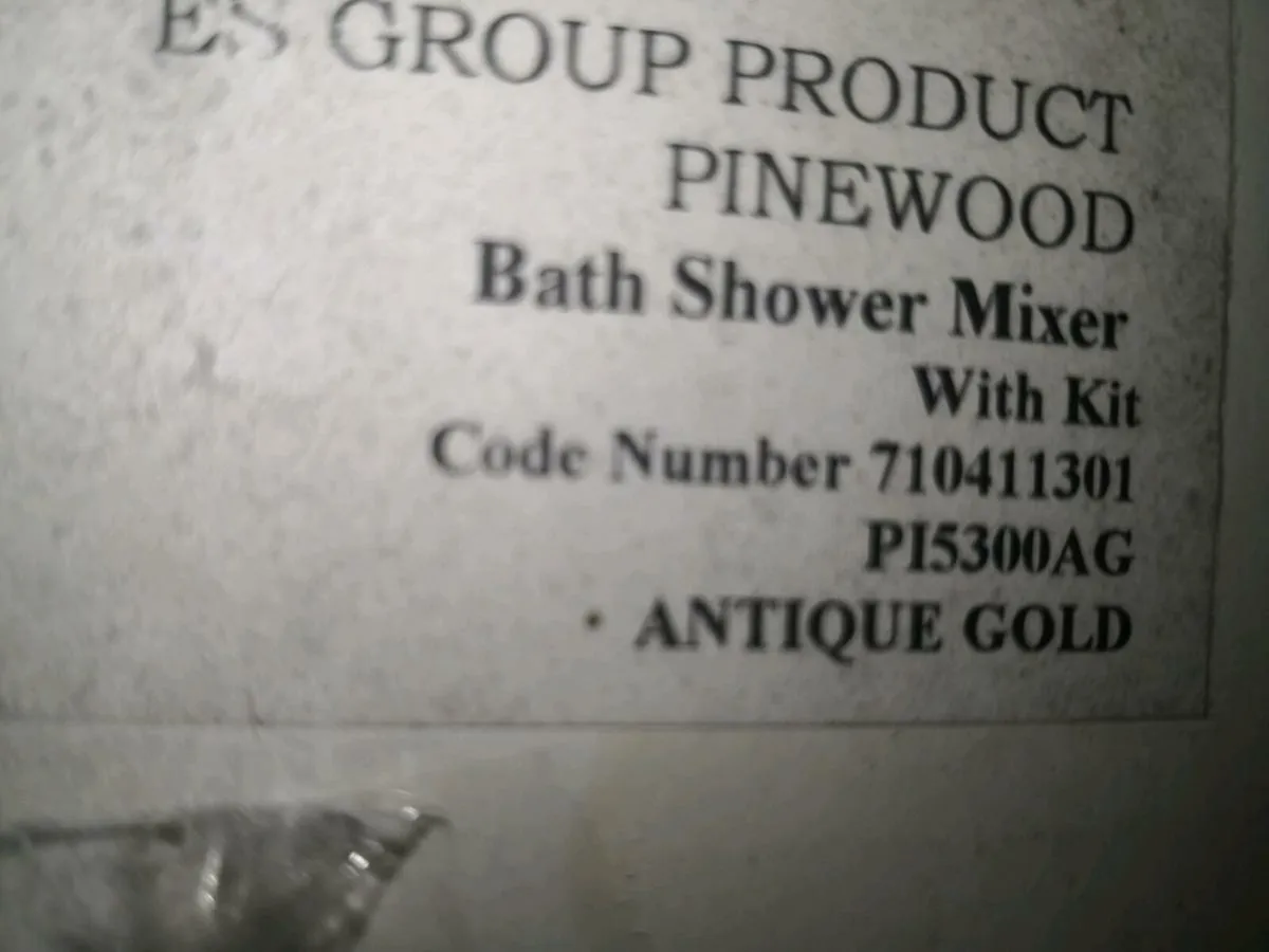 Brand new antique gold bath shower mixer - Image 2