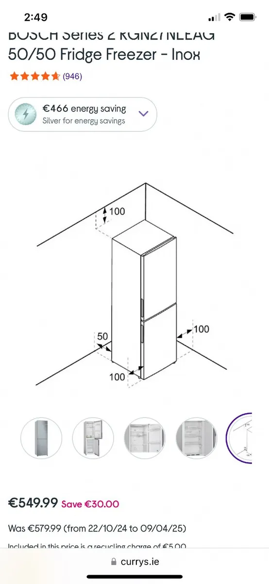 Bosch Fridge freezer - Image 2