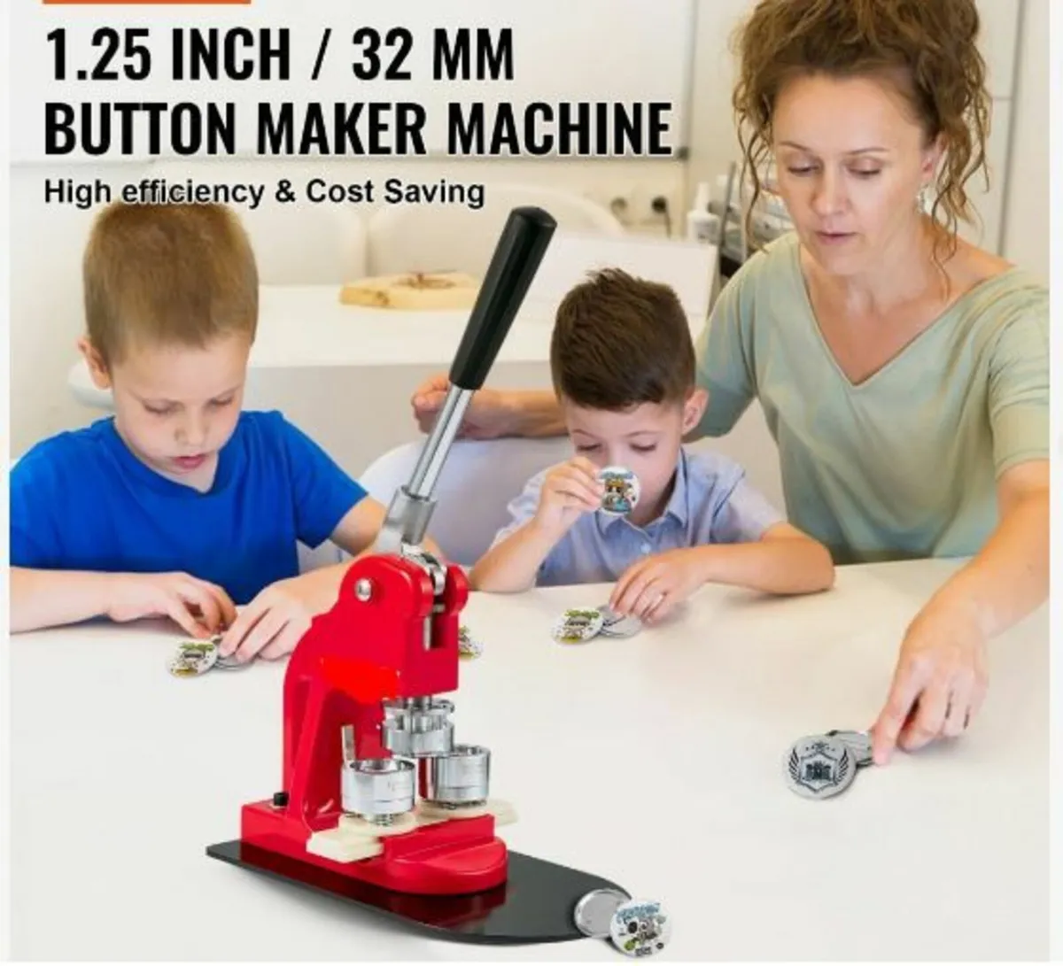 Button Maker Machine Badge Pin Machine - Image 2