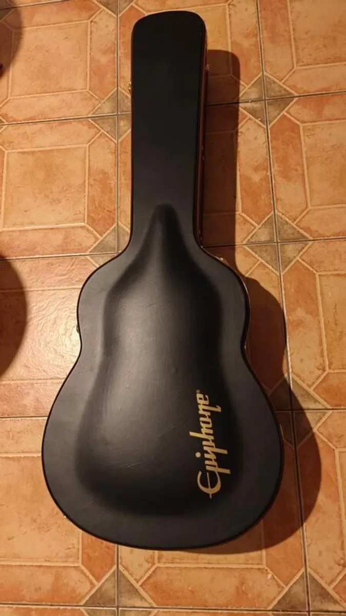 Ephiphone NXT series A100 ce See through Red (EKO) + Epiphone Case - Image 1