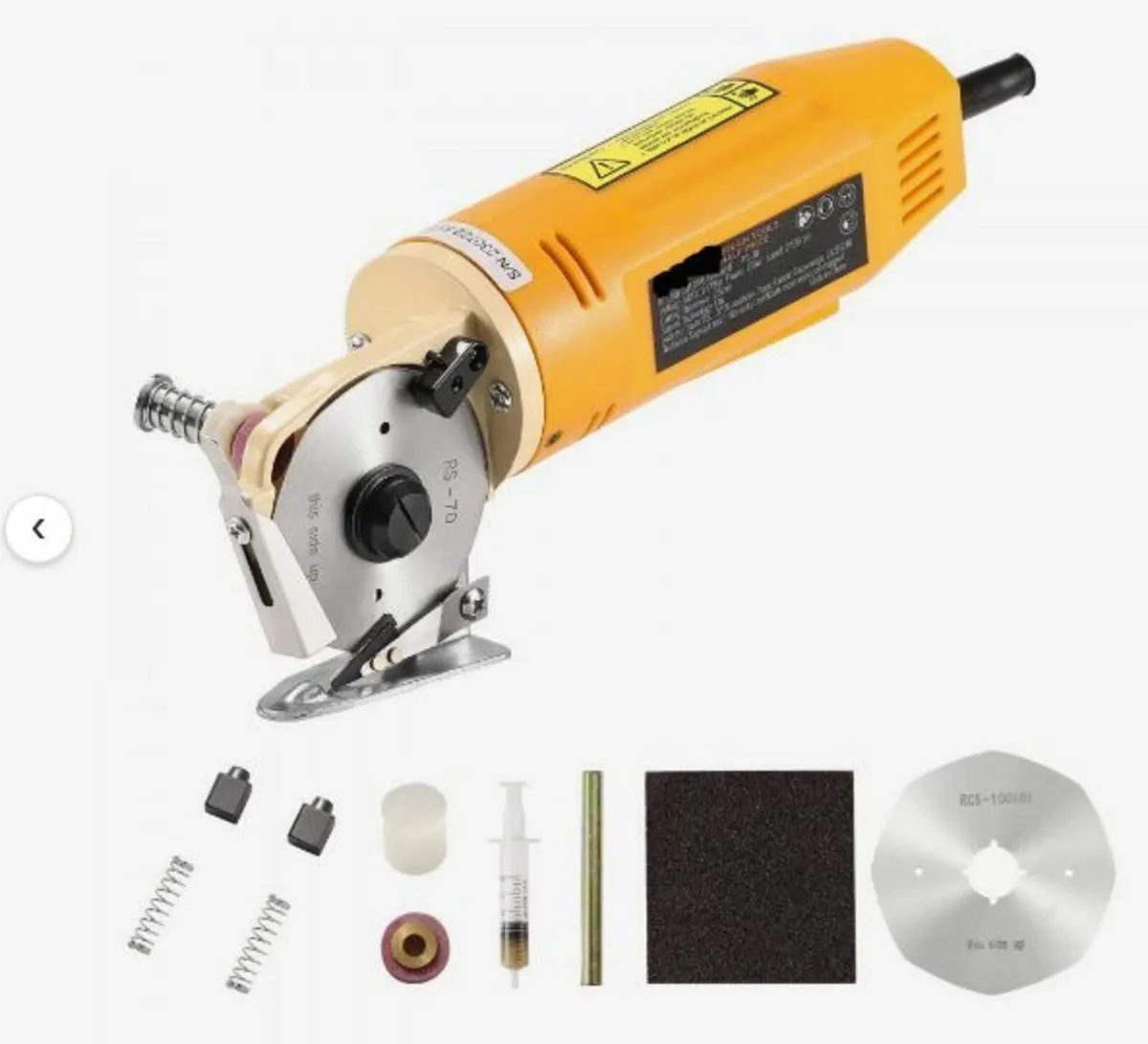 Fabric Cutter 170W Electric Rotary Fabric - Image 1