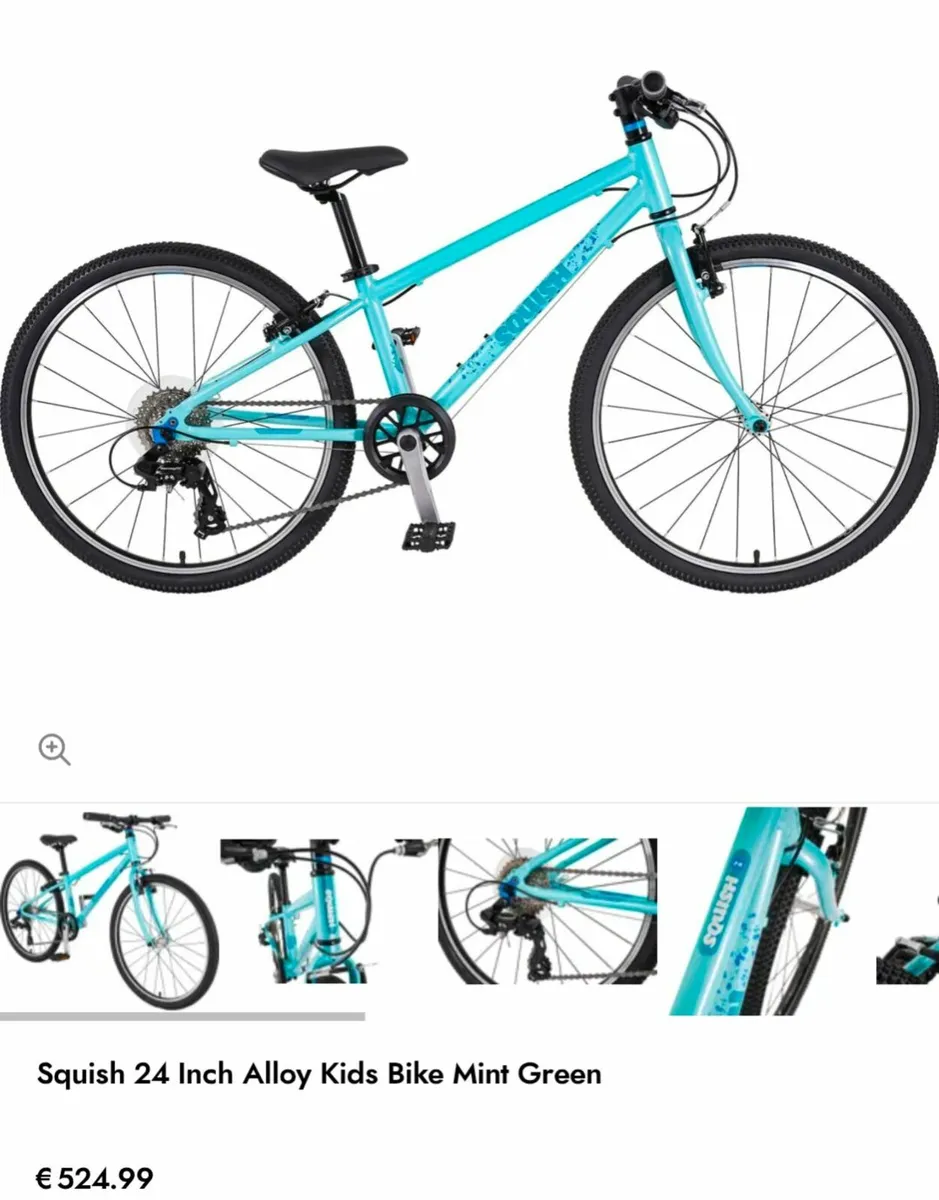 24" Squish Mint Kid's bike great condition - Image 2