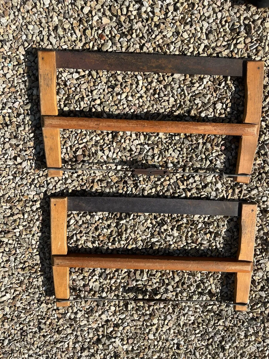 Vintage Wood Saws - Image 1