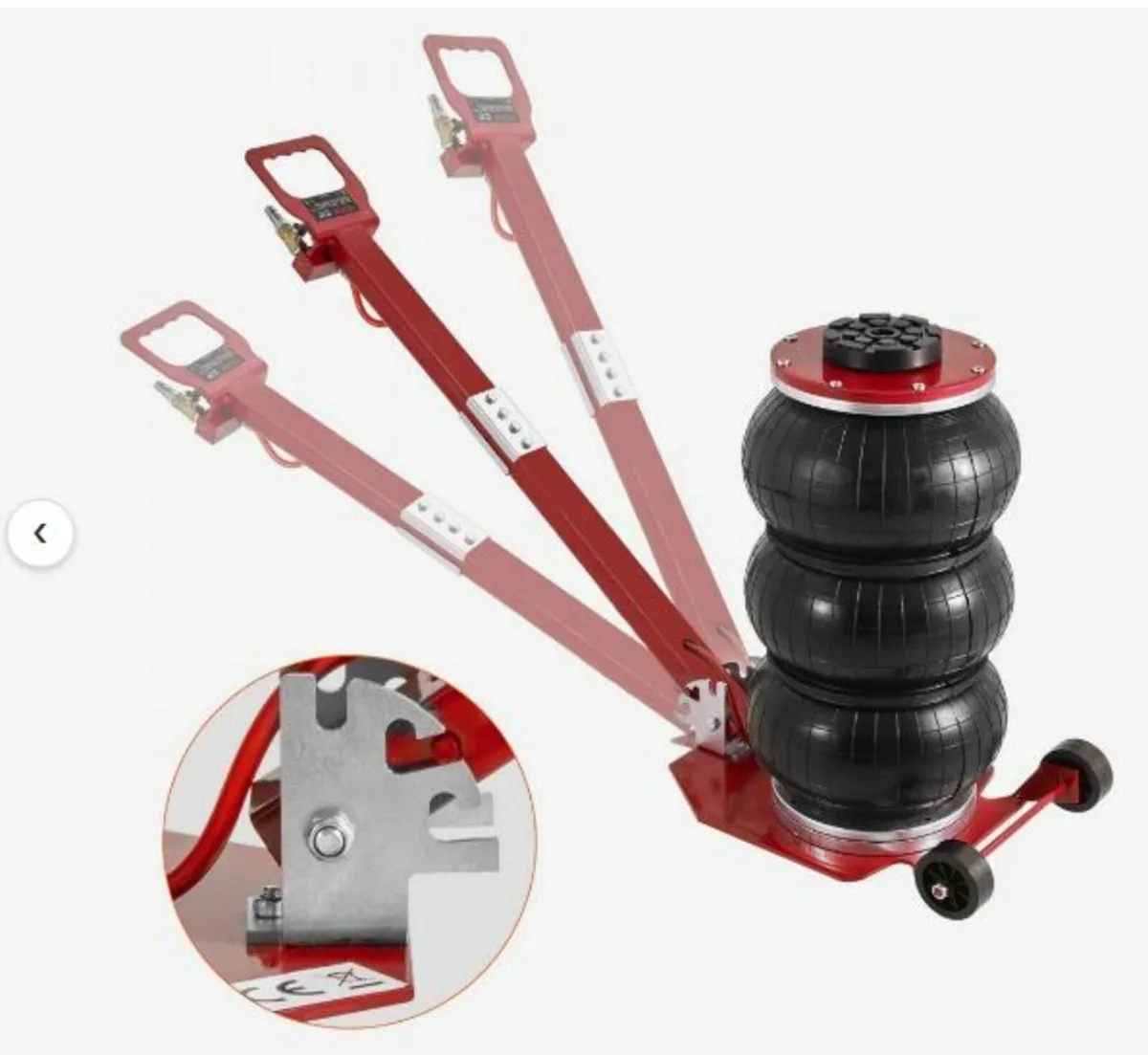 Air Jack, 3 Ton/6600 lbs Triple Bag Air - Image 3