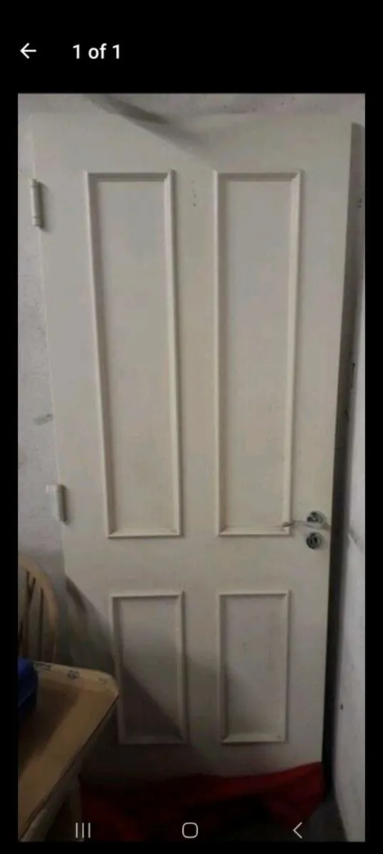 Solid hardwood door