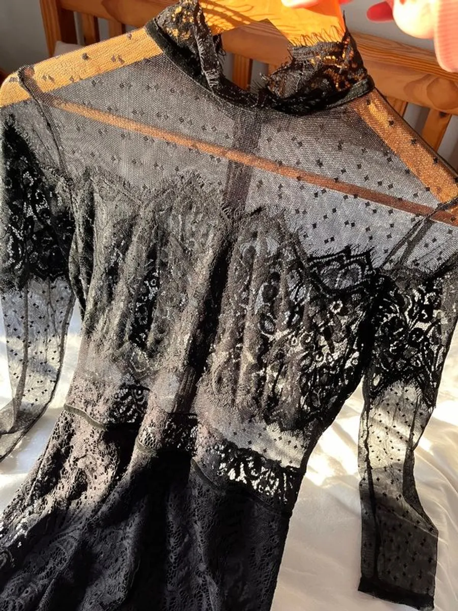 Black Dress [ Full length - Lace] - Image 4
