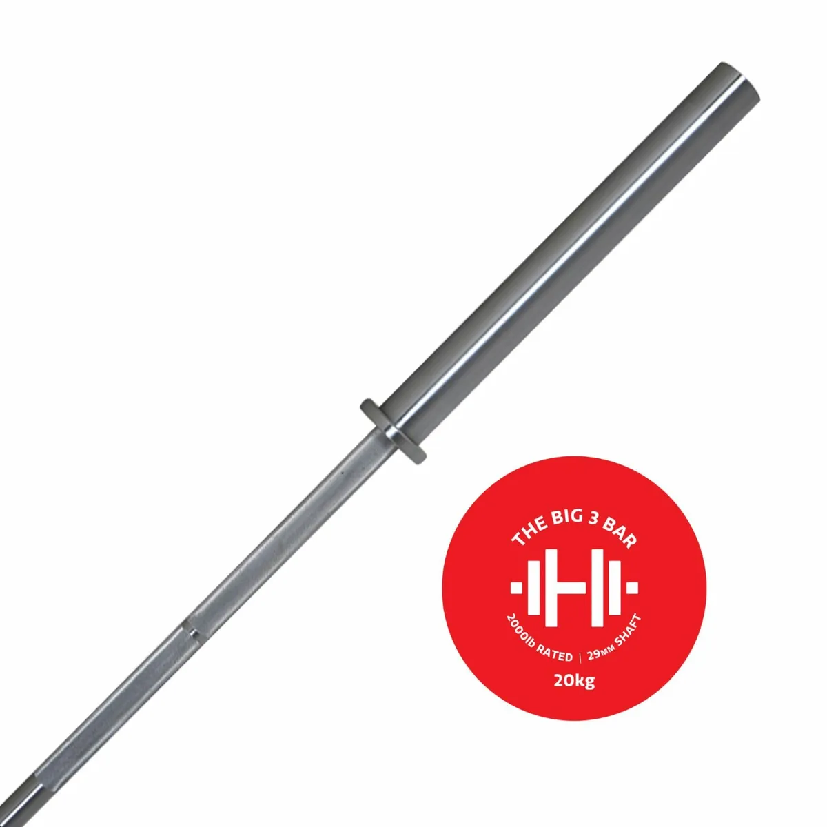 'The Big 3' Power Bar - 20kg Olympic Powerlifting - Image 1