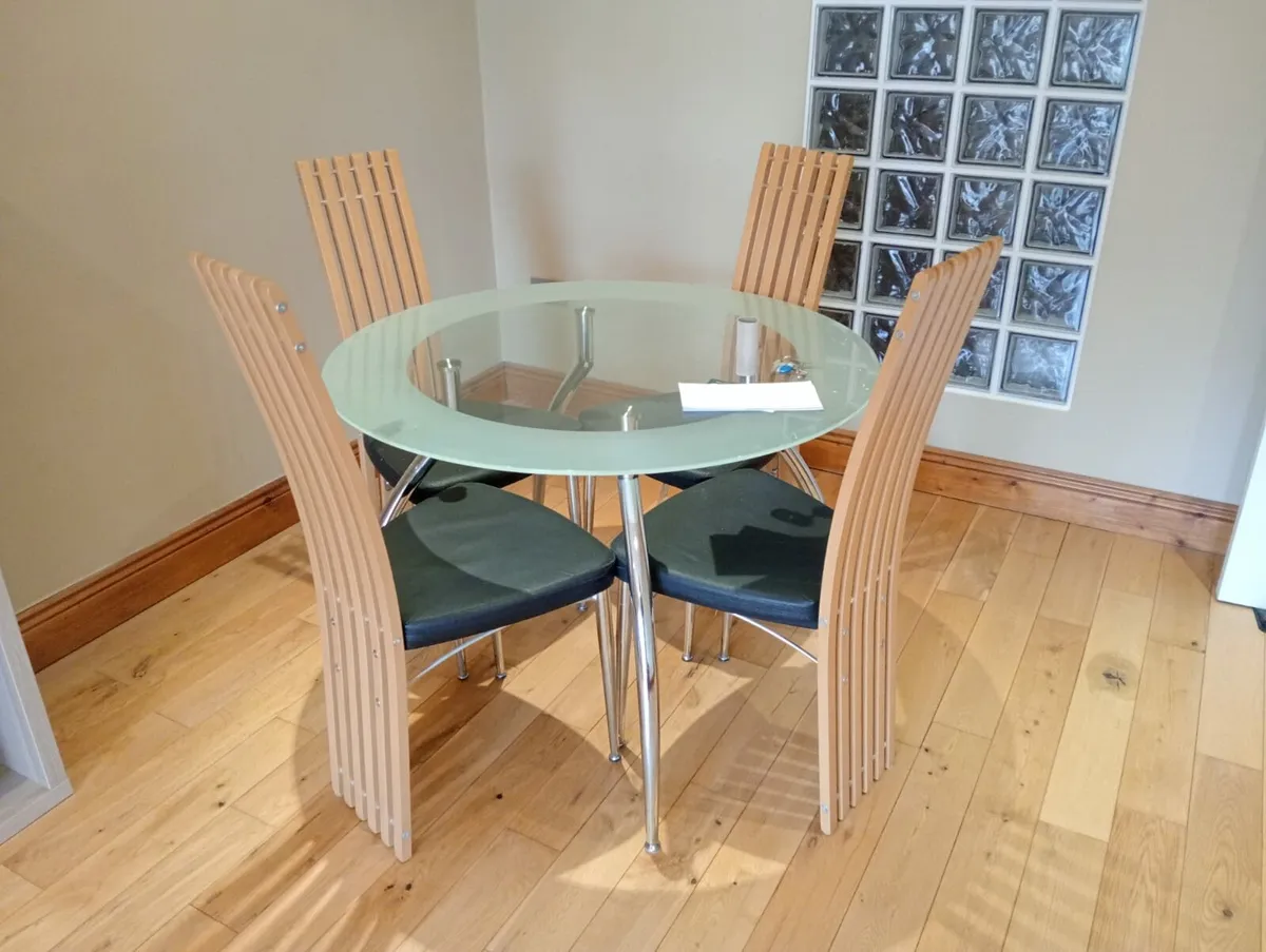 Table and 4 Chairs