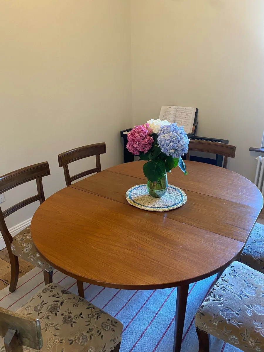 Mid-Century Extendable Dining Table - Image 4