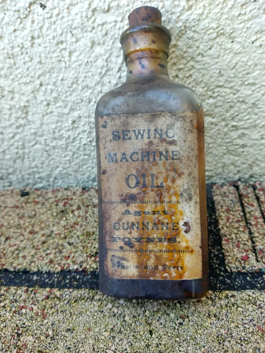 Ultra rare Antique bottle, label and contents - Image 1