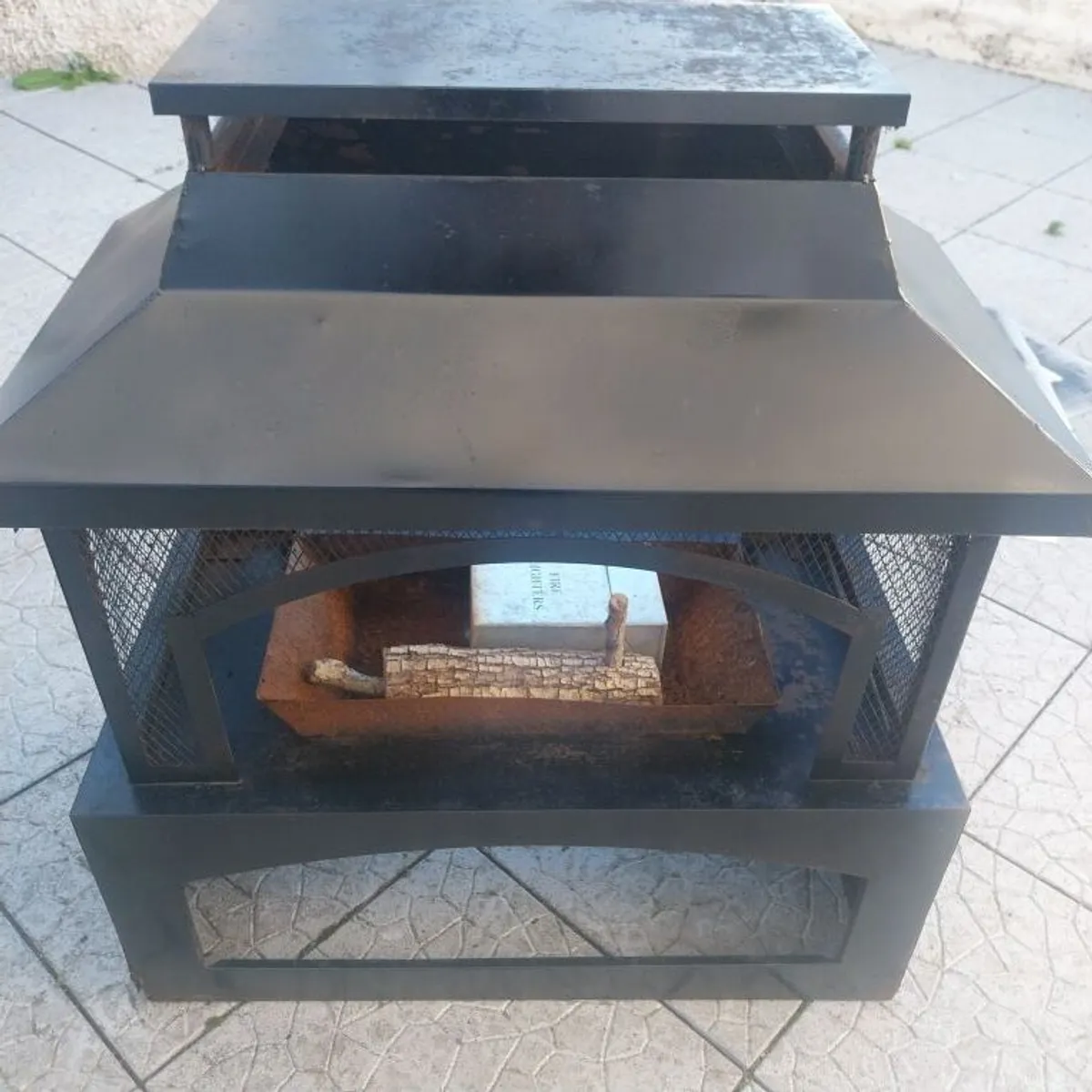 log burner fire - Image 1