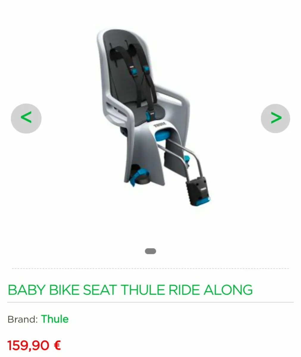 Thule Kid's Bike seat great condition - Image 2