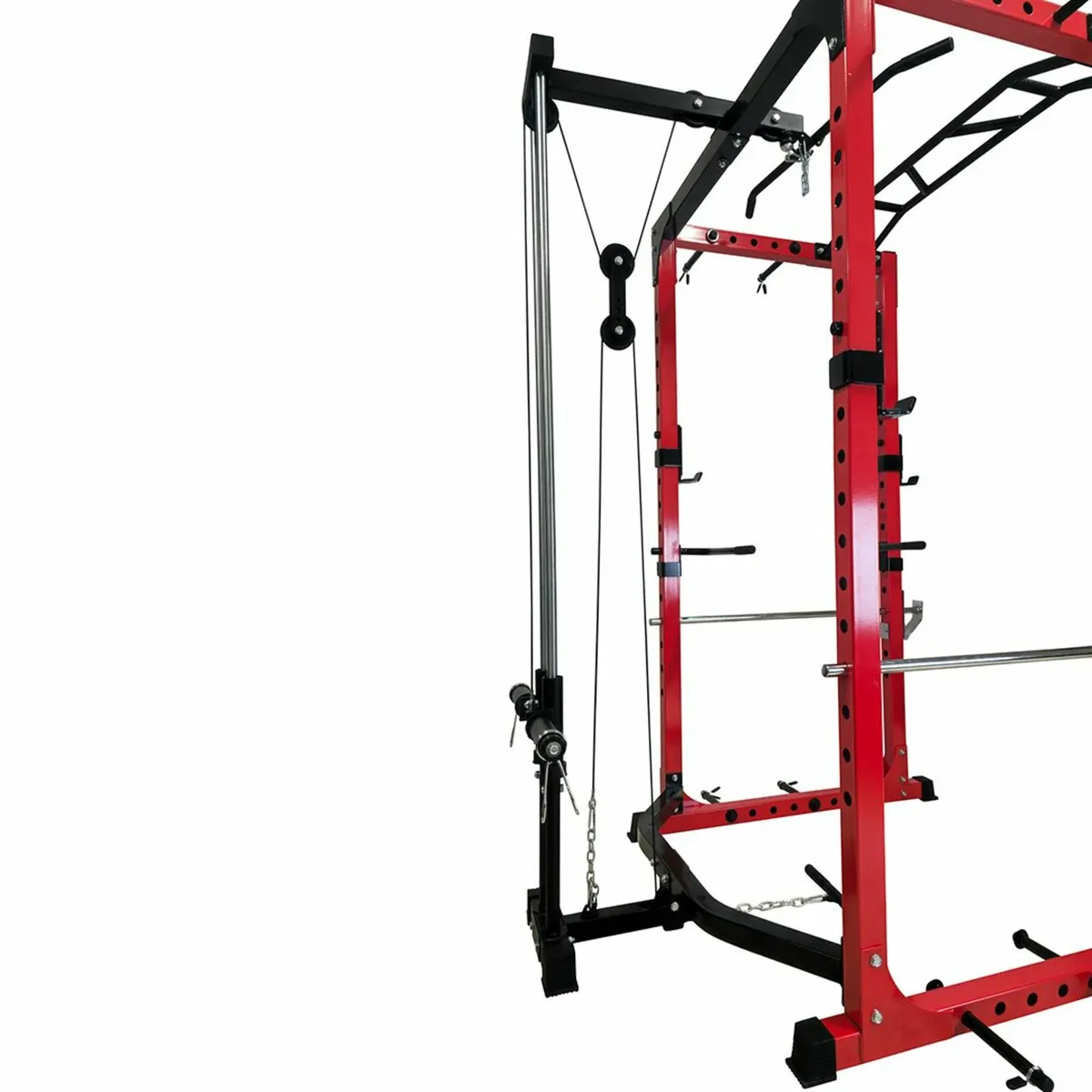 Power Rack with Pulley System - Squat Cage Gym - Image 3