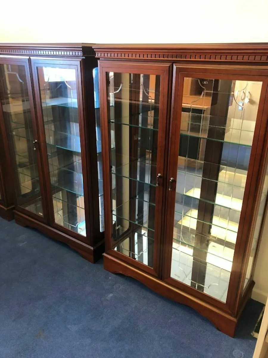 Preowned Glass Display Cabinets - £175+VAT each - Image 1