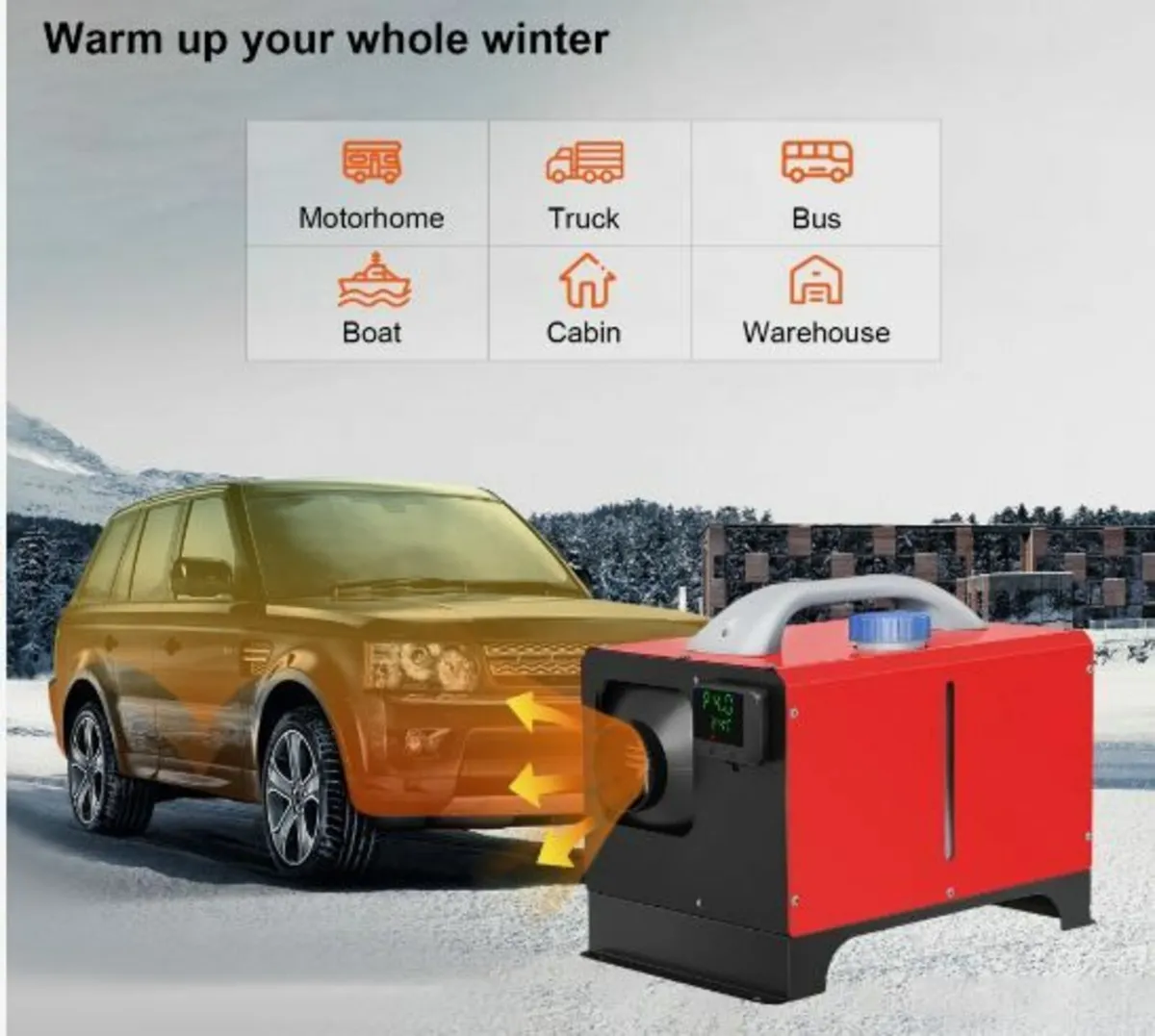 Diesel Air Heater, 8KW Parking Heater - Image 2