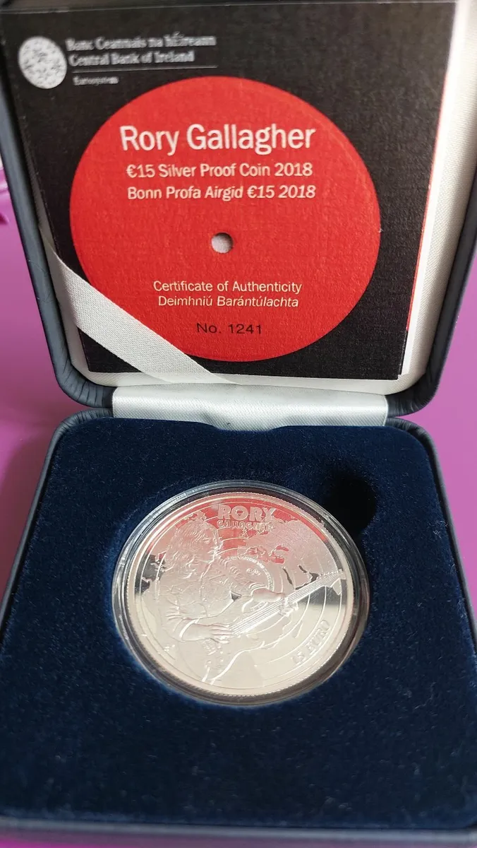 Ireland 2018 Silver Proof €15 Rory Gallagher - Image 1