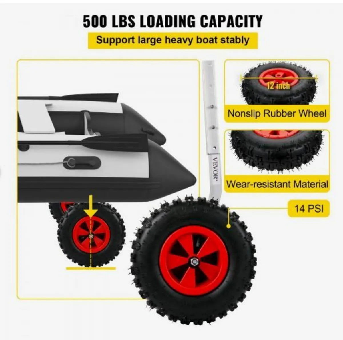 Boat Launching Wheels - Image 2