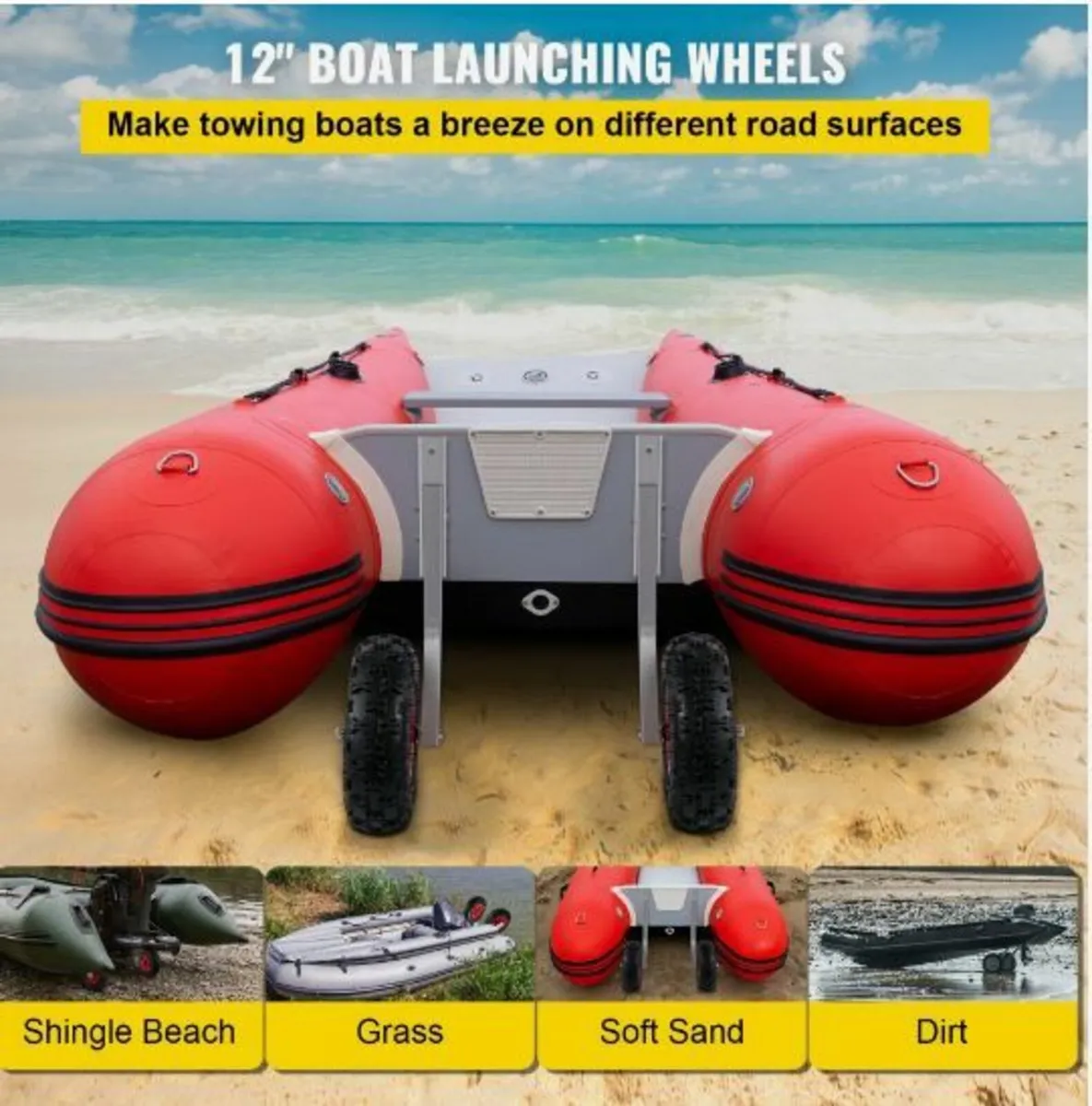 Boat Launching Wheels - Image 3