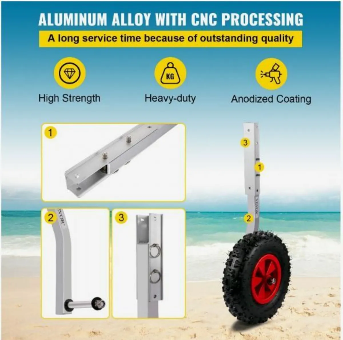 Boat Launching Wheels - Image 4