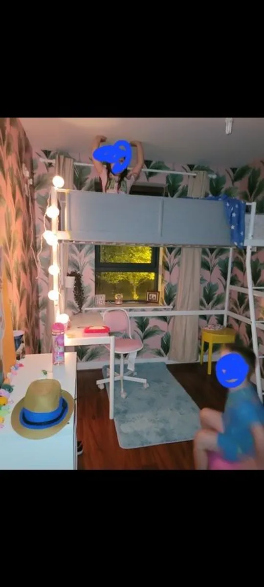 Ikea Loft bed frame - Single bed - Image 1