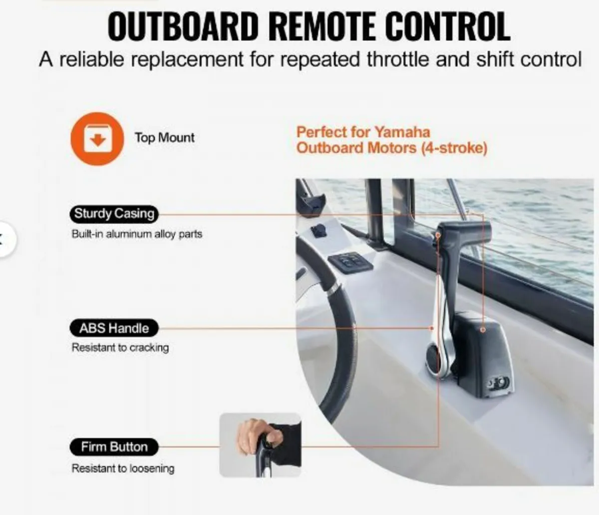 Outboard Throttle Remote Control Box - Image 2