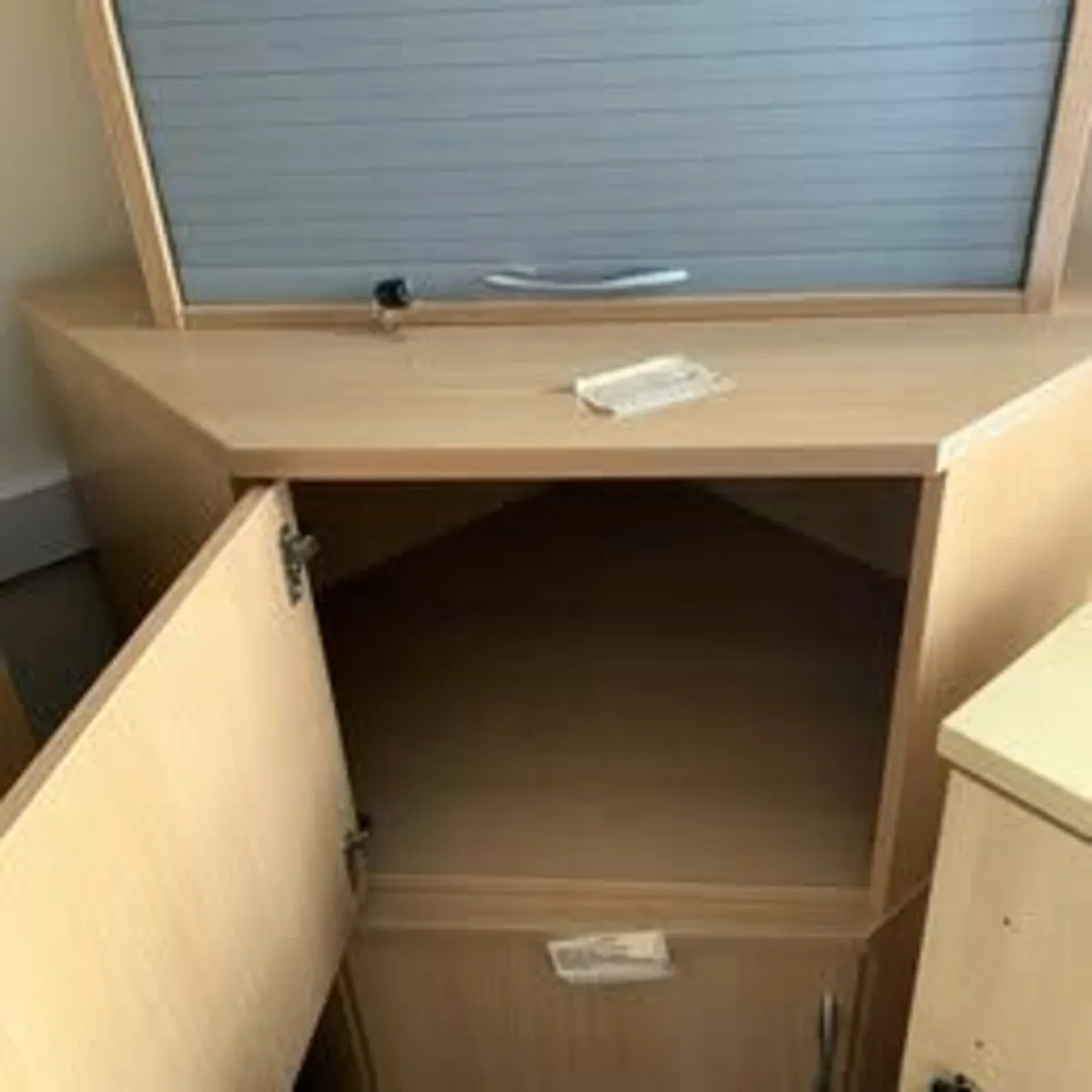 Oak Corner Storage Cupboards - £70+VAT each - Image 2