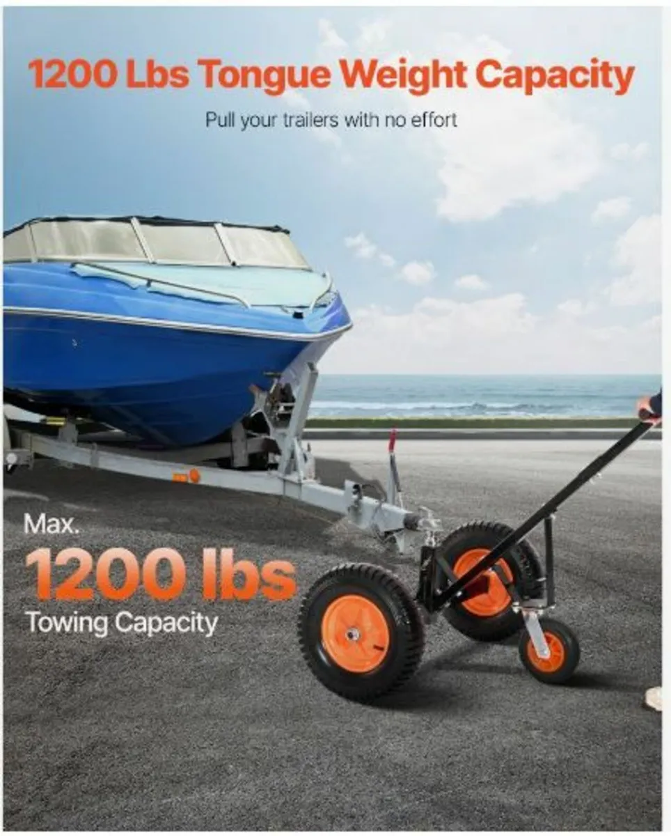 1200lbs Trailer Dolly 18 and 22 in Adjustable - Image 4