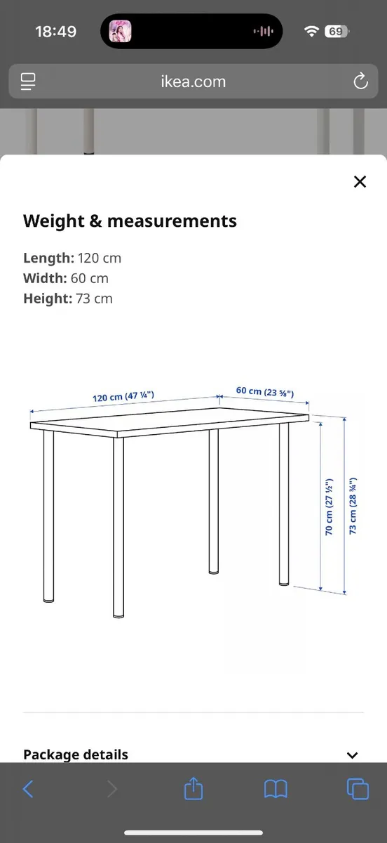 IKEA Lagkapten/ Aldis Desk - Image 2