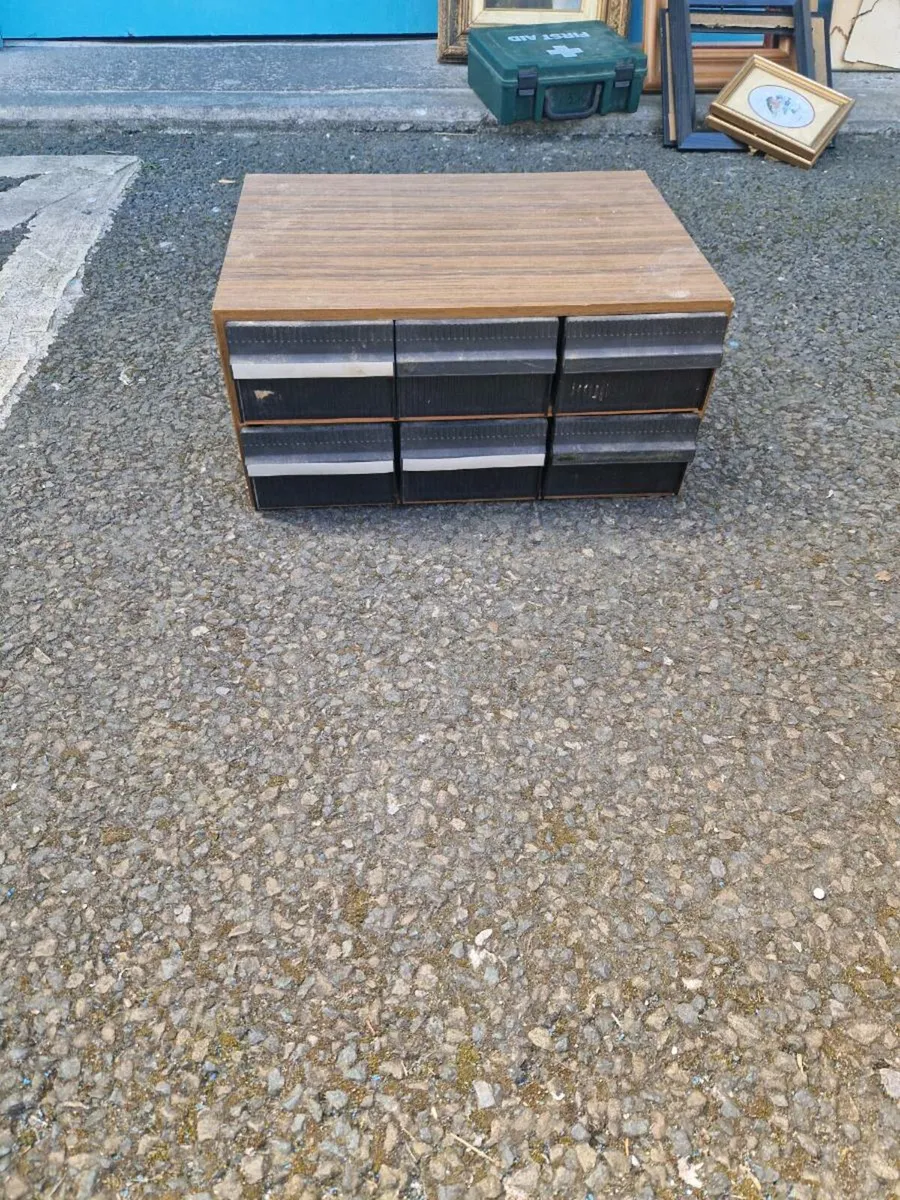 Vintage Retro Casette Tape Cabinet - Image 2