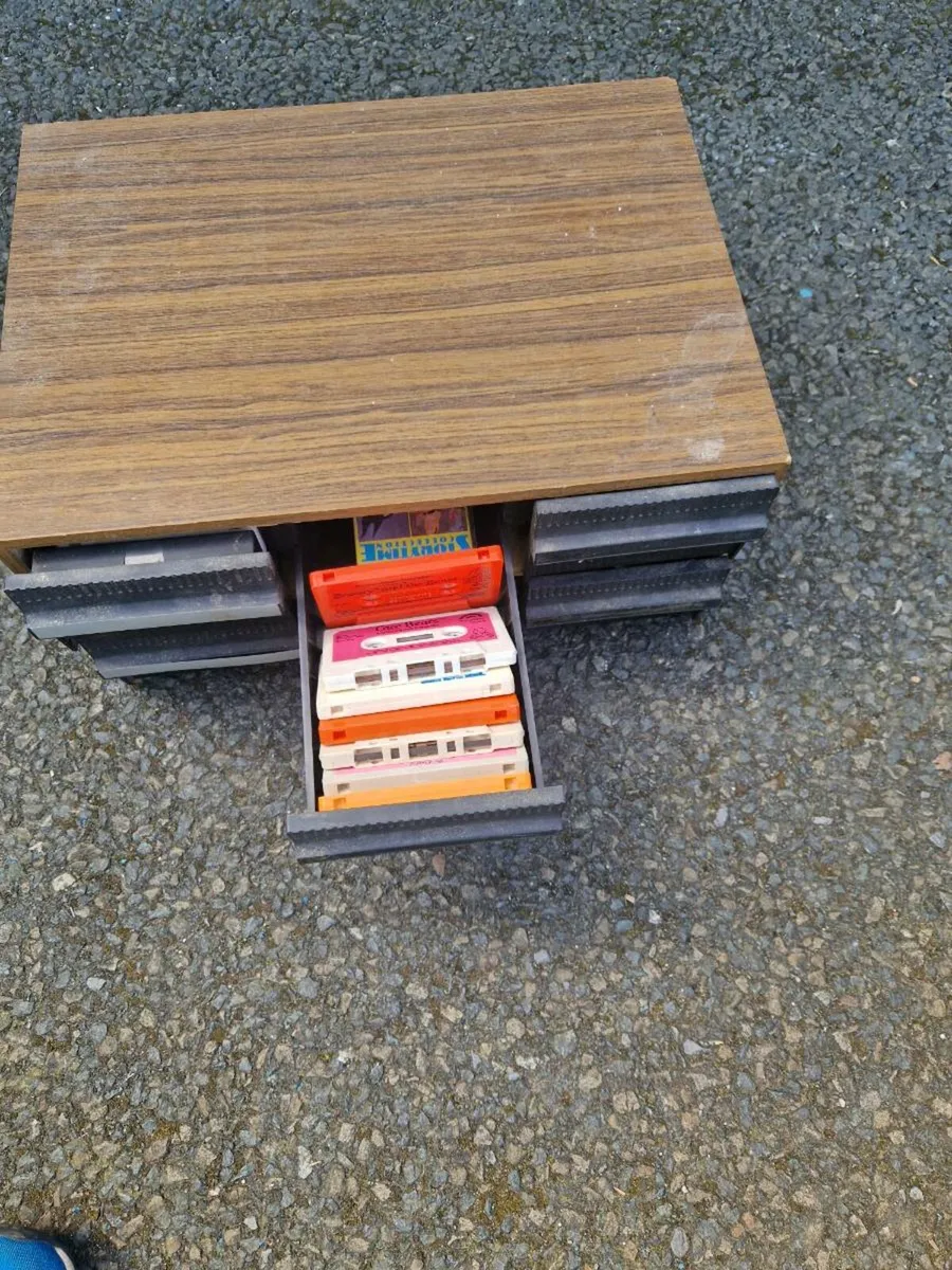 Vintage Retro Casette Tape Cabinet - Image 3