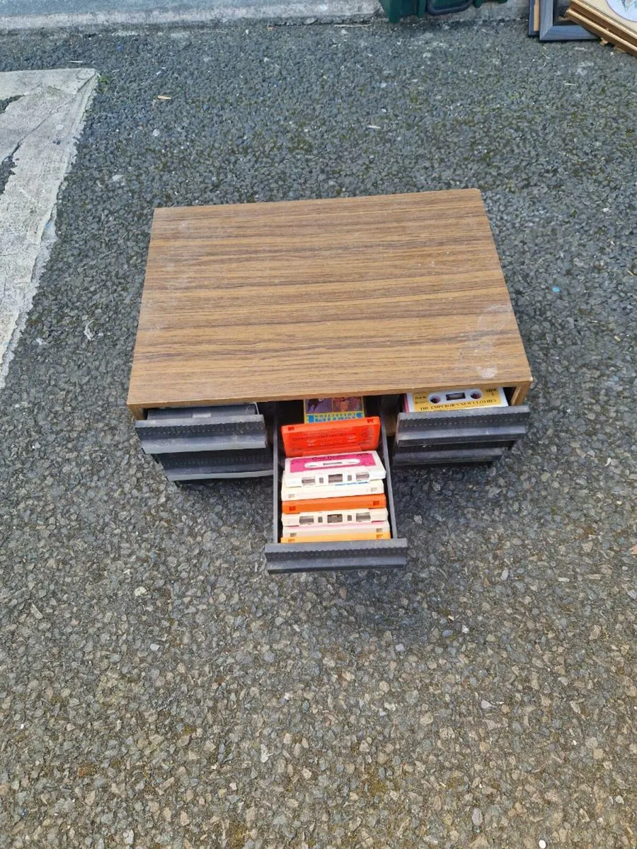 Vintage Retro Casette Tape Cabinet - Image 4
