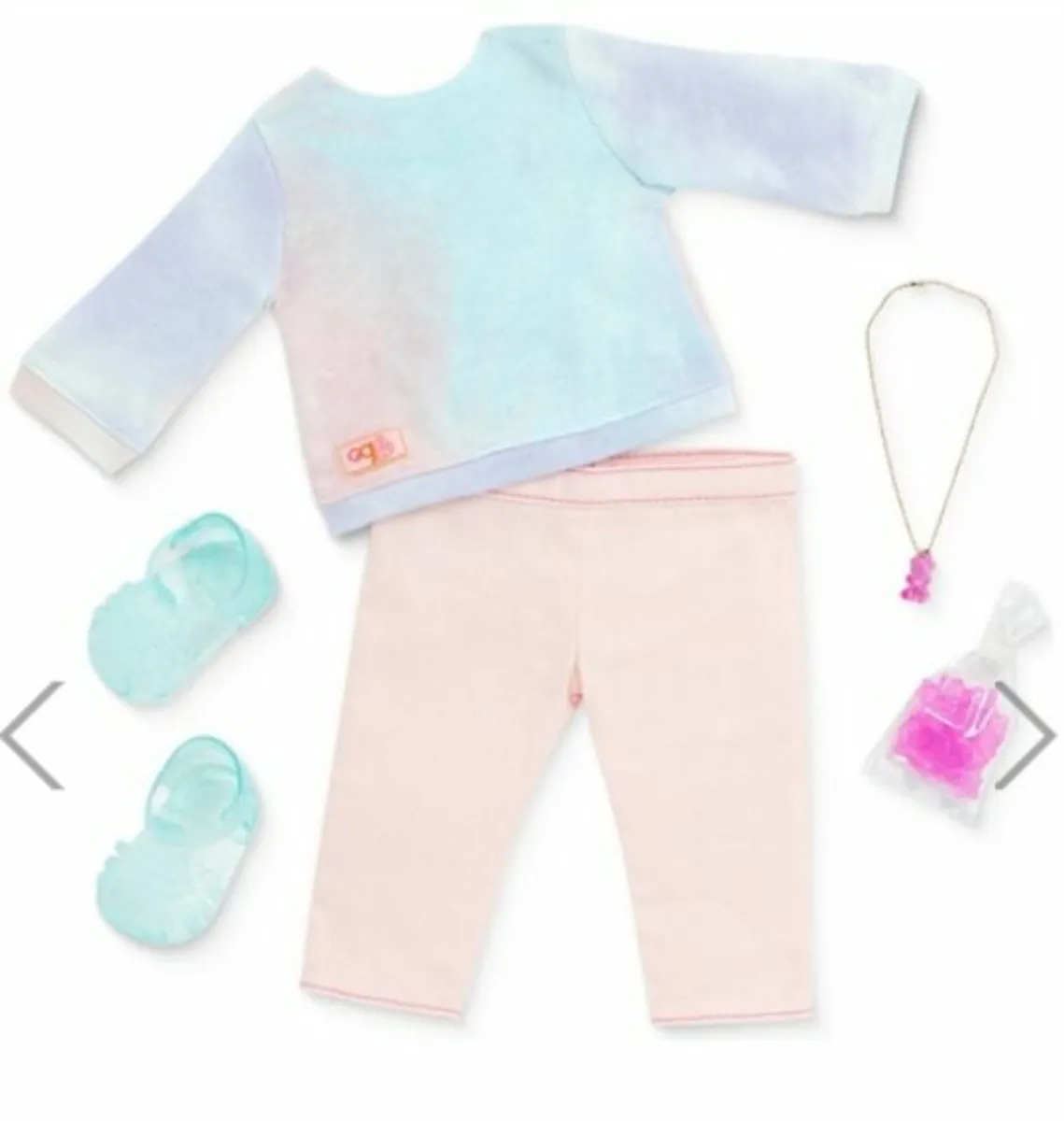Our Generation Gummy Bear Charm Necklace Outfit - Image 3