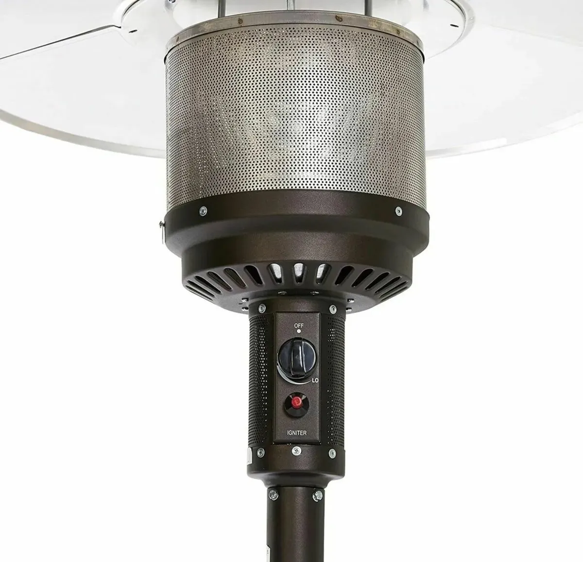 Propane Patio Heater: 46,000 BTU, Wheeled Design - Image 3