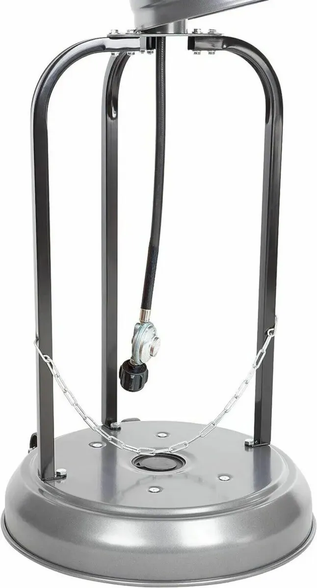 Propane Patio Heater: 46,000 BTU, Wheeled Design - Image 4