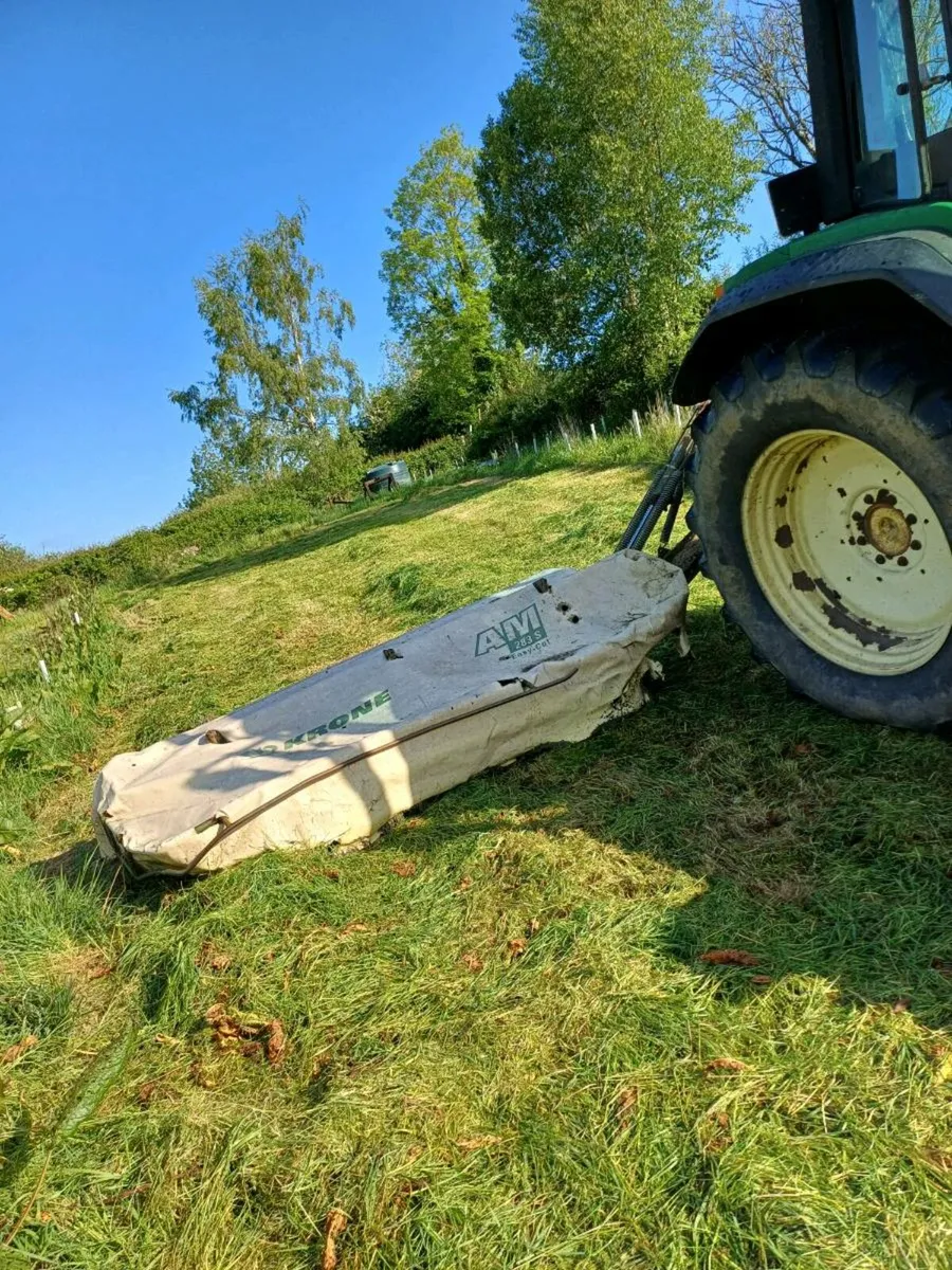 9ft Krone side mounted Mower - Image 1